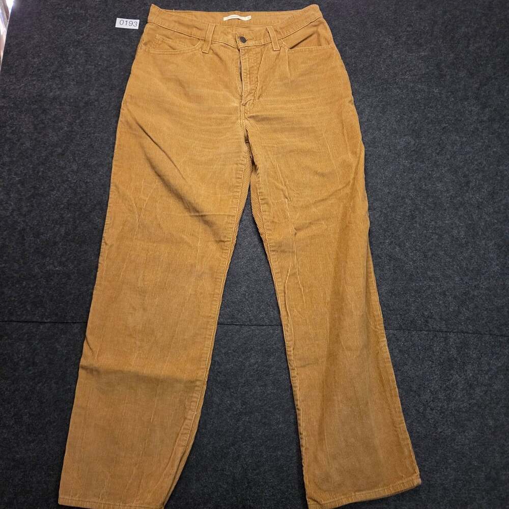 Levi's '94 Baggy Corduroy Pants Women's Size 30 Mustard Yellow
